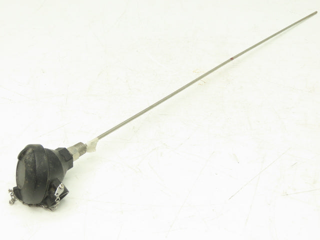 Temperature Transmitter Thermocouple 36" Probe 1/2"npt with Protection Head