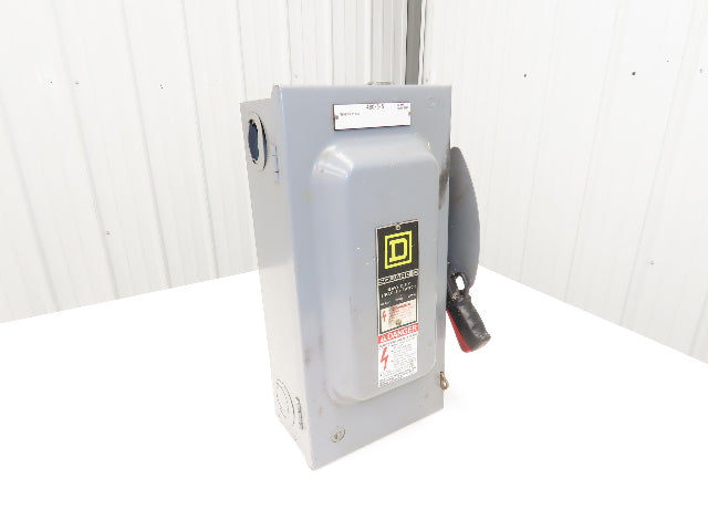 Square D H362 Heavy Duty Fused Safety Disconnect Switch 60A 600VAC Series F1