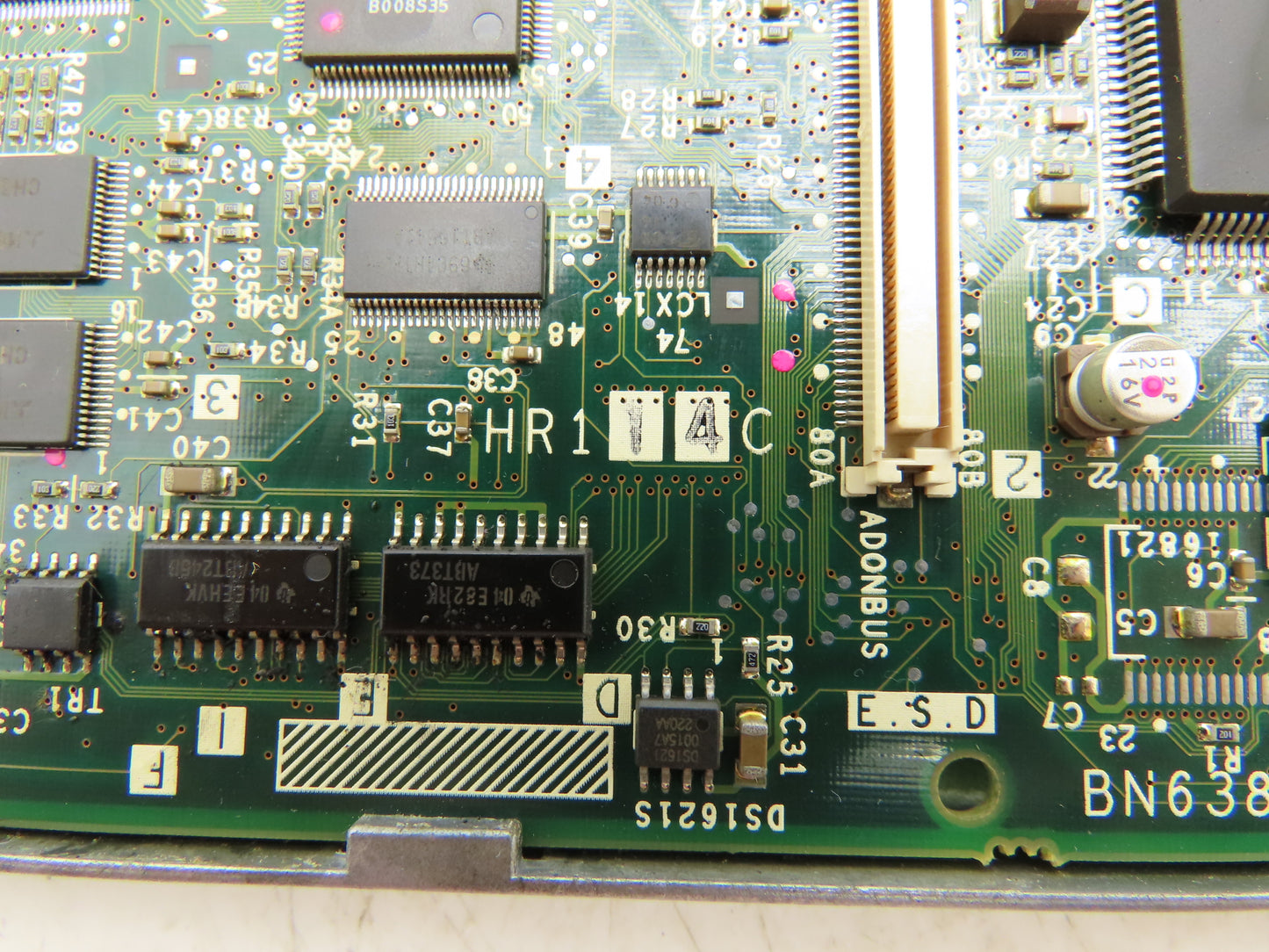 Mitsubishi BN638A010G51 Printed Circuit Board PCB Control Card Backplane HR114C