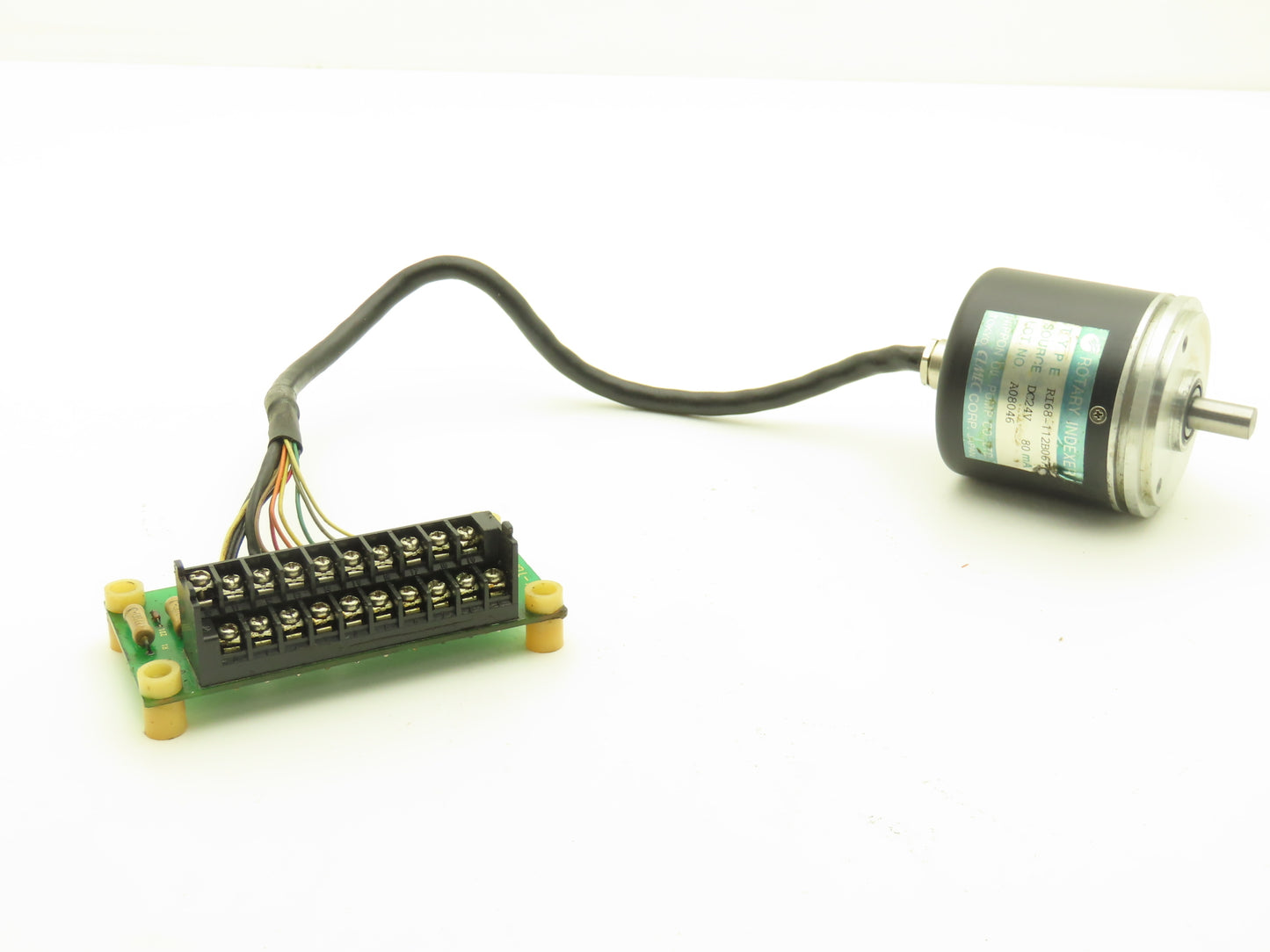 Elmec RI68-112B067R Nippon Rotary Indexer Encoder W Circuit Board