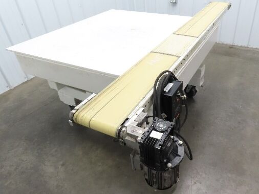 Dorner 3200 8"W x 83"L Low Profile Belt Conveyor 115V Variable Speed 10-175FPM
