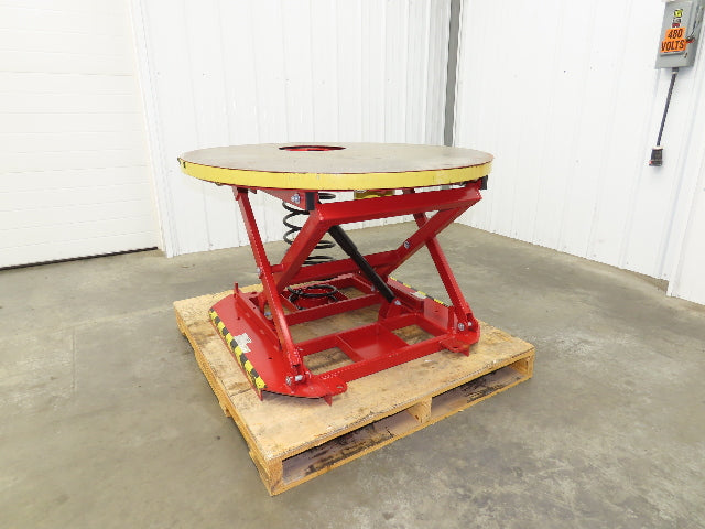 Southworth PP360-R4 Pallet Level Loader 43-3/4" Round Top 28" Lift Height