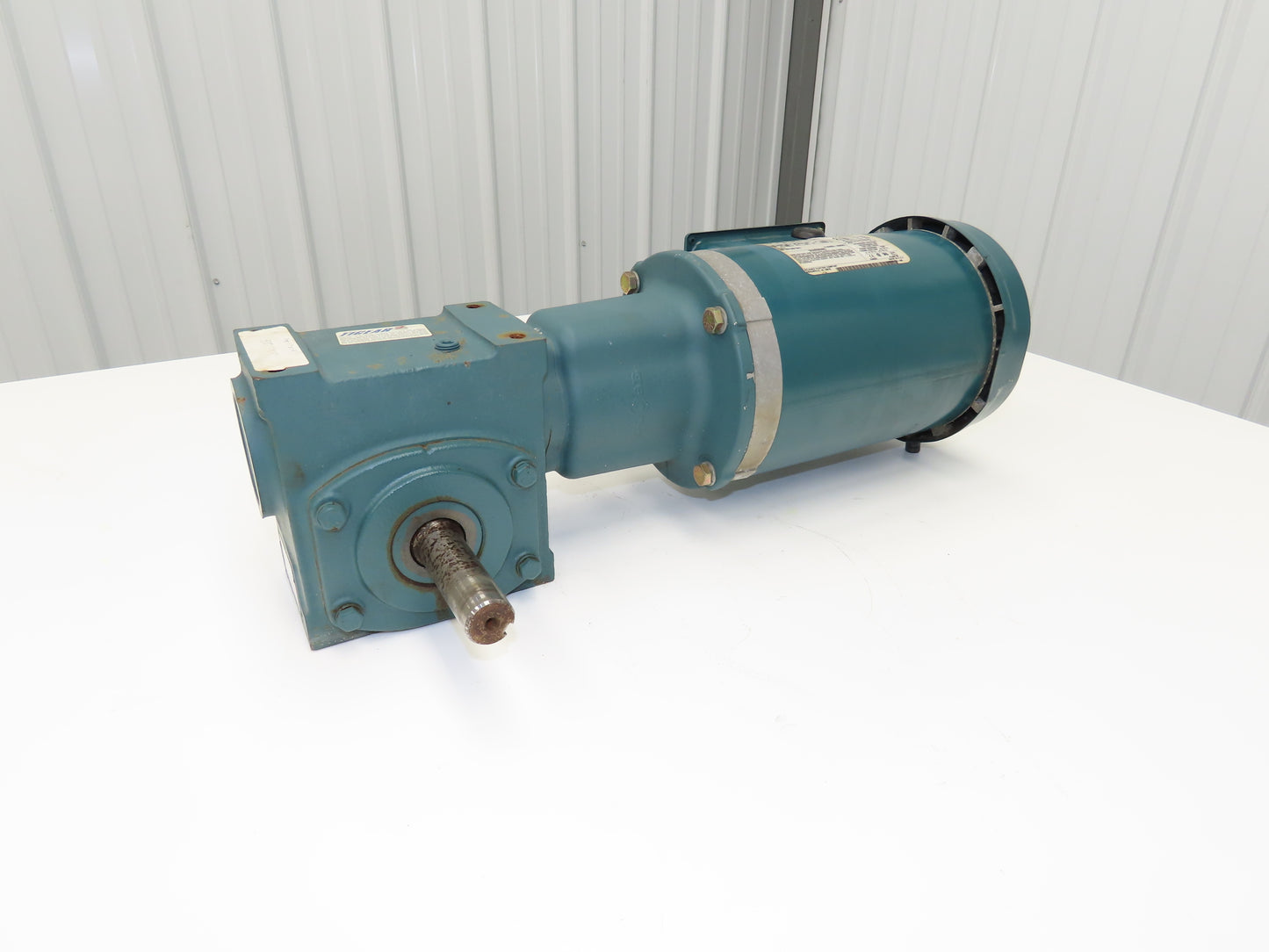 Reliance P14G9256H Gearmotor 12:1 Tigear Reducer 144rpm 1Hp 230/460V 143TC LH