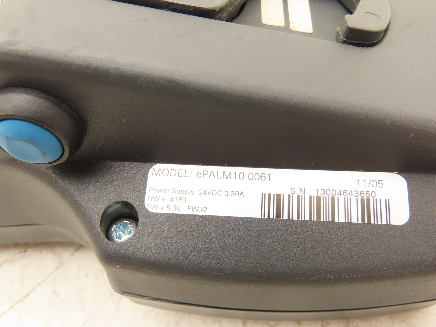 UniOP ePALM10-0061 Handheld Robot Teach Pendant HW v. 41B1 SW v. 5.30-FW32