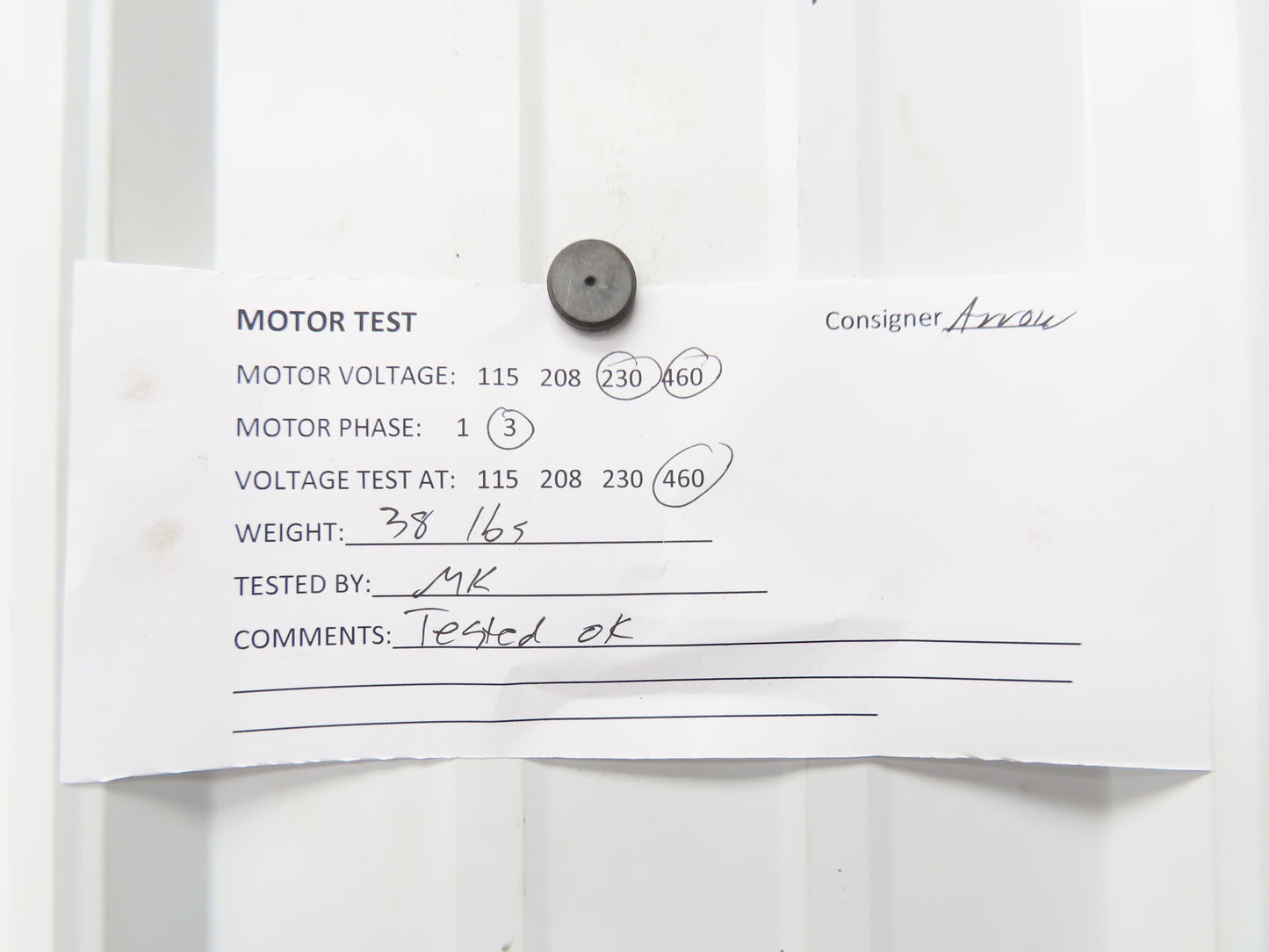 Baldor VM3538 Gearmotor 8:1 Boston Gear Reducer 216rpm 1/2Hp 230/460V 3PH 56C LH