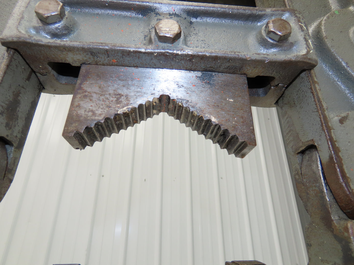 Reed Mfg No 64 Yoke Pipe Clamp Vise 1/4"-6" Pipe Size Bench Mount Hinged