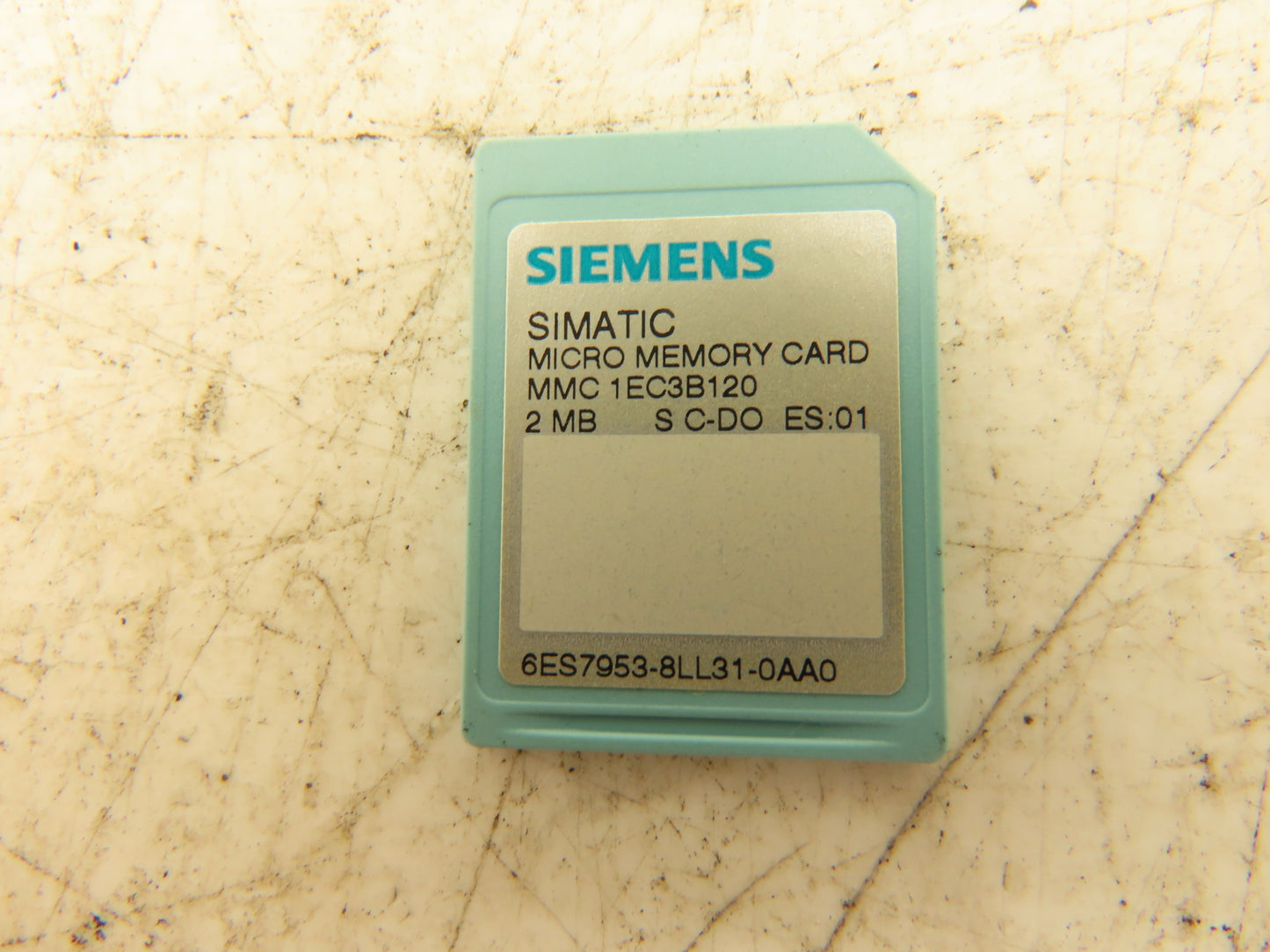 Siemens 6ES7 9538LL310AA0 SIMATIC S7 Micro Memory Card MMC 2 MB S7-300/C7/ET 200
