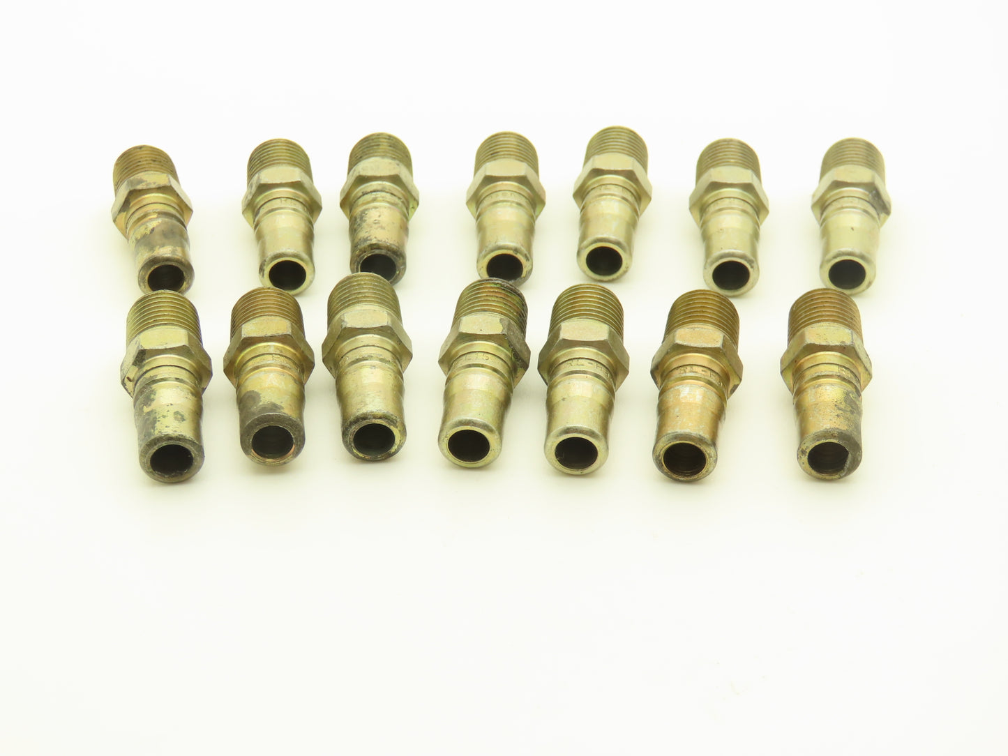 Hanson 2-L15 Pneumatic Quick Coupler 1/4" Body x 1/4" Male NPT Lot of 14