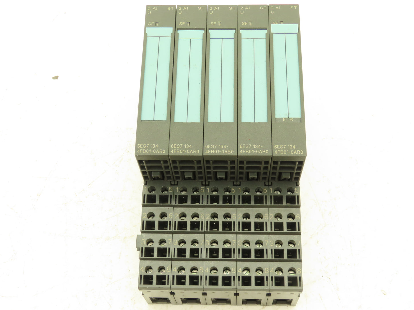 Siemens 6ES7 134-4FB01-0AB0 SIMATIC 2PT Analog Input W/Terminal 24VDC Lot Of 5
