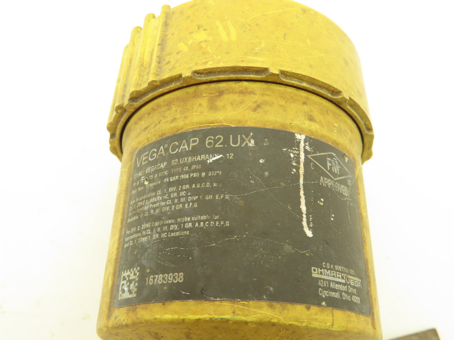 VEGA 62-UXBHARANY-12 Capacitive Probe Level Indicator 2" Flange Mount 10" Probe