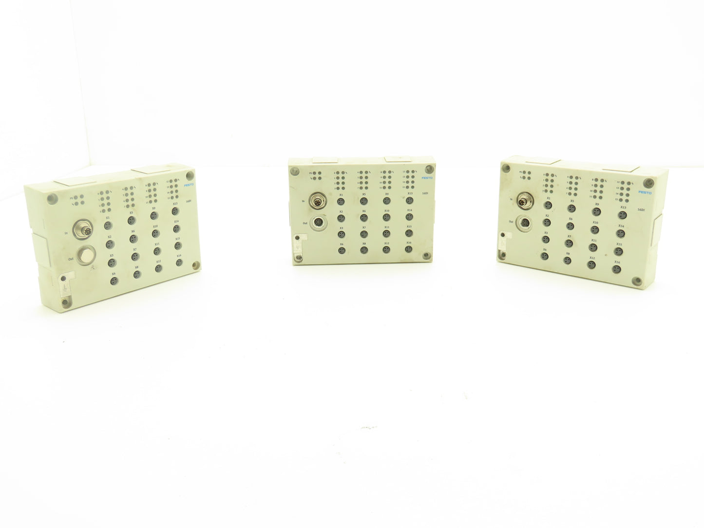 Festo CP-E16-M8-EL 16 Channel Input Module with LED Indicators 24V Lot of 3