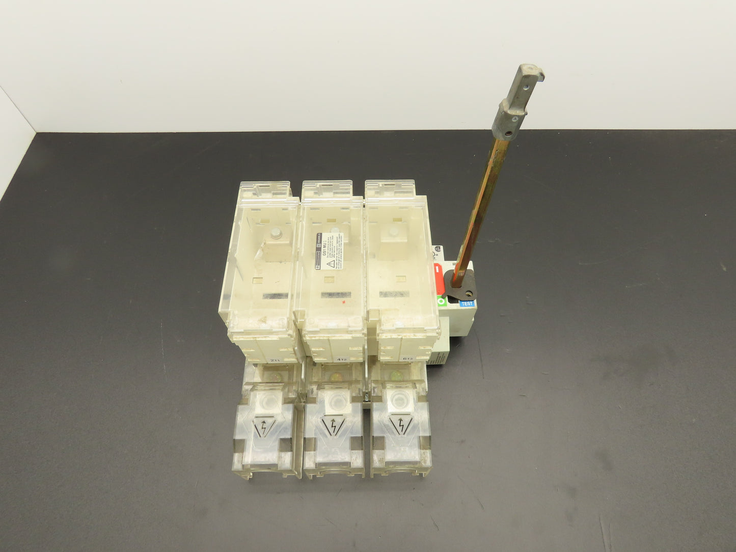 Telemecanique GS1 MU 3 J 200A Fused Disconnect Switch 3-Pole 200A 600VAC 250VDC