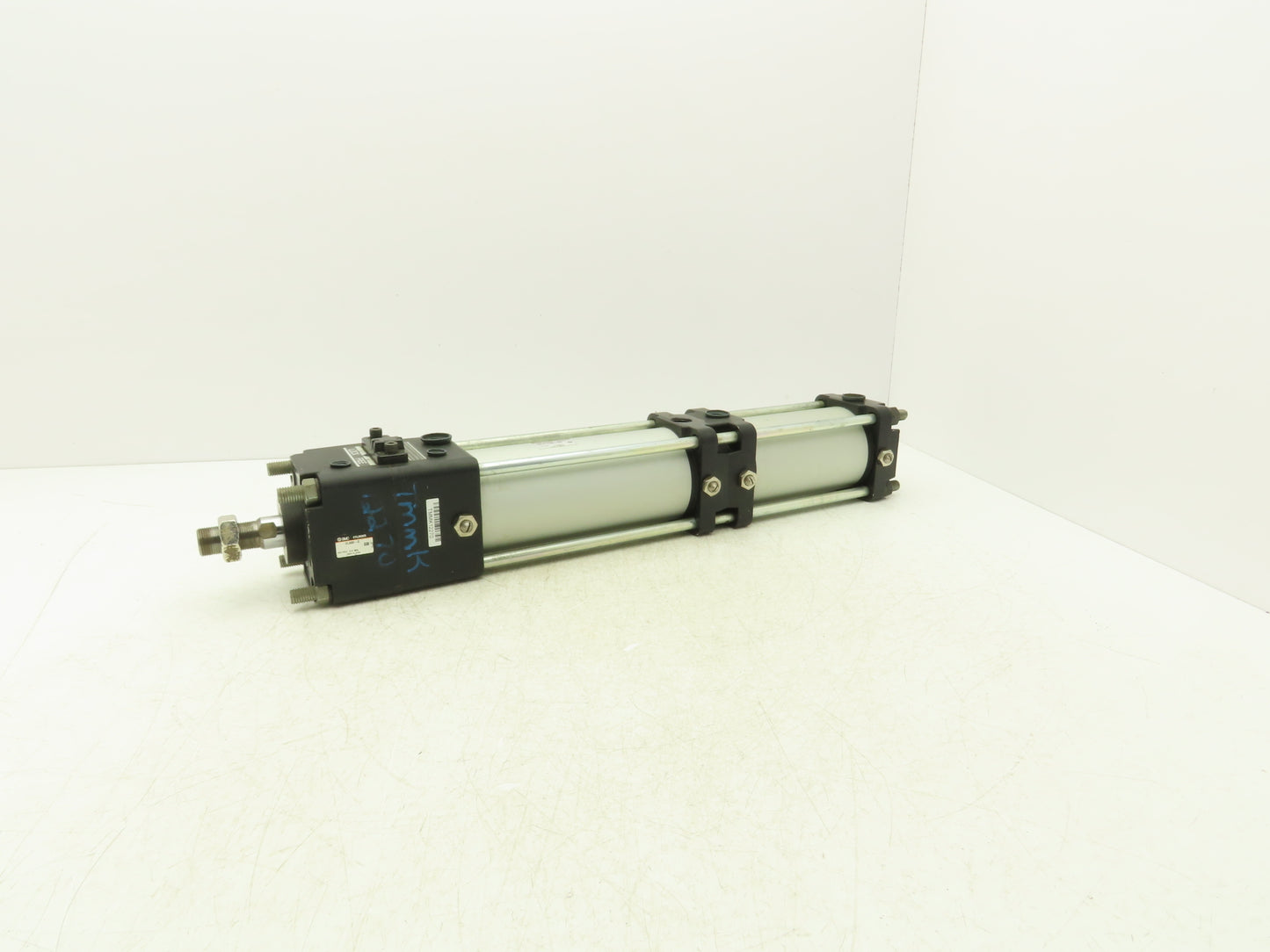 SMC Multi-Stage Pneumatic Air Cylinder 80mm Bore 100+55mm Stroke 145PSI Locking