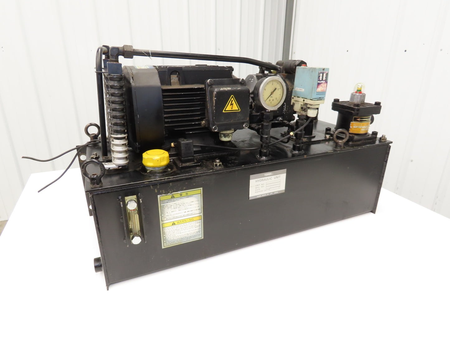 Yuken AR22-FR01B-20 Hydraulic Power Unit 10 Gal 10 GPM 1020psi 2.2kw 220V 3PH