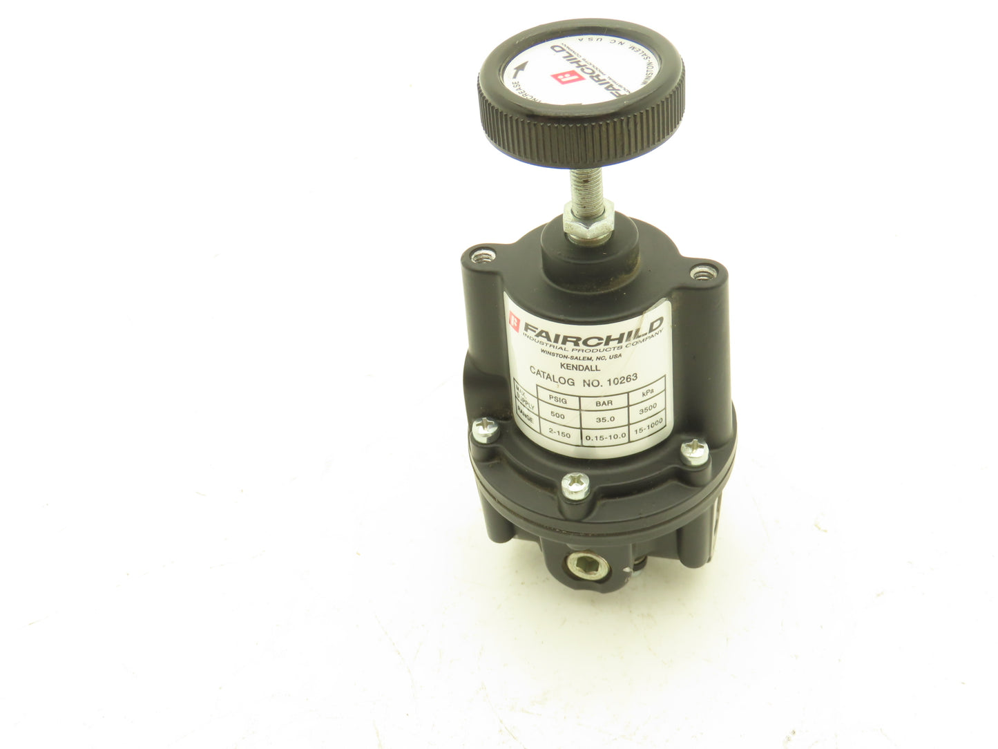 Fairchild 10263 Adjustable Pressure Regulator 3/8"NPT 150PSI