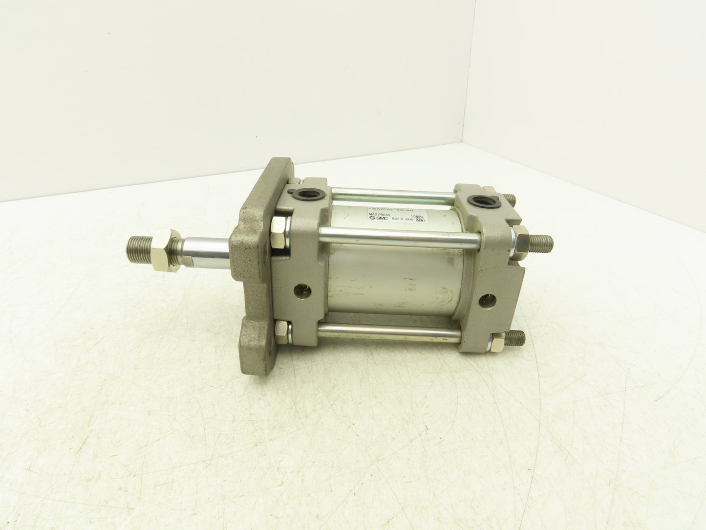 SMC CBA2F63-40-RN Pneumatic Air Cylinder 63mm Bore 40mm Stroke Rod Lock