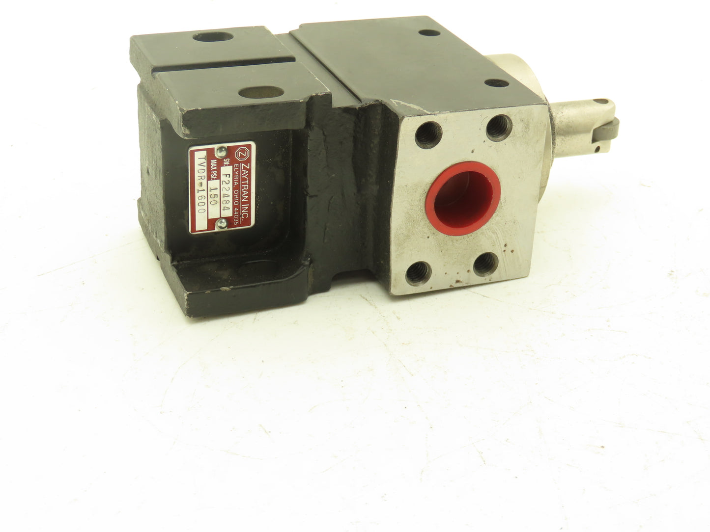 Zaytran Inc TVDR-1600 Hydraulic Linear Actuator Valve 150 PSI 1/2" Stroke