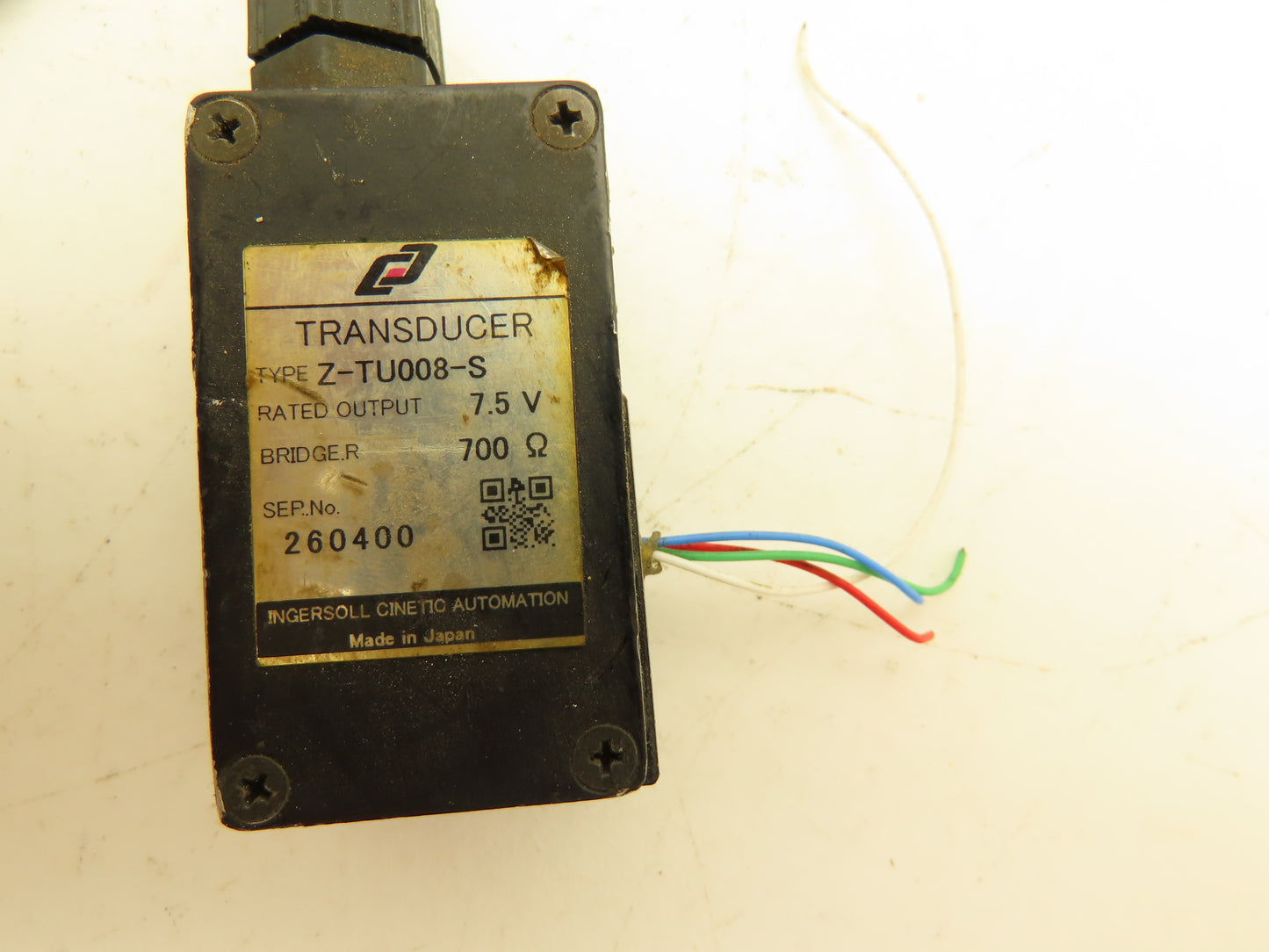 Estic Ingersoll Z-TU008-S Fixtured Servo Nutrunner 200W 1/2" Inline Nut Driver