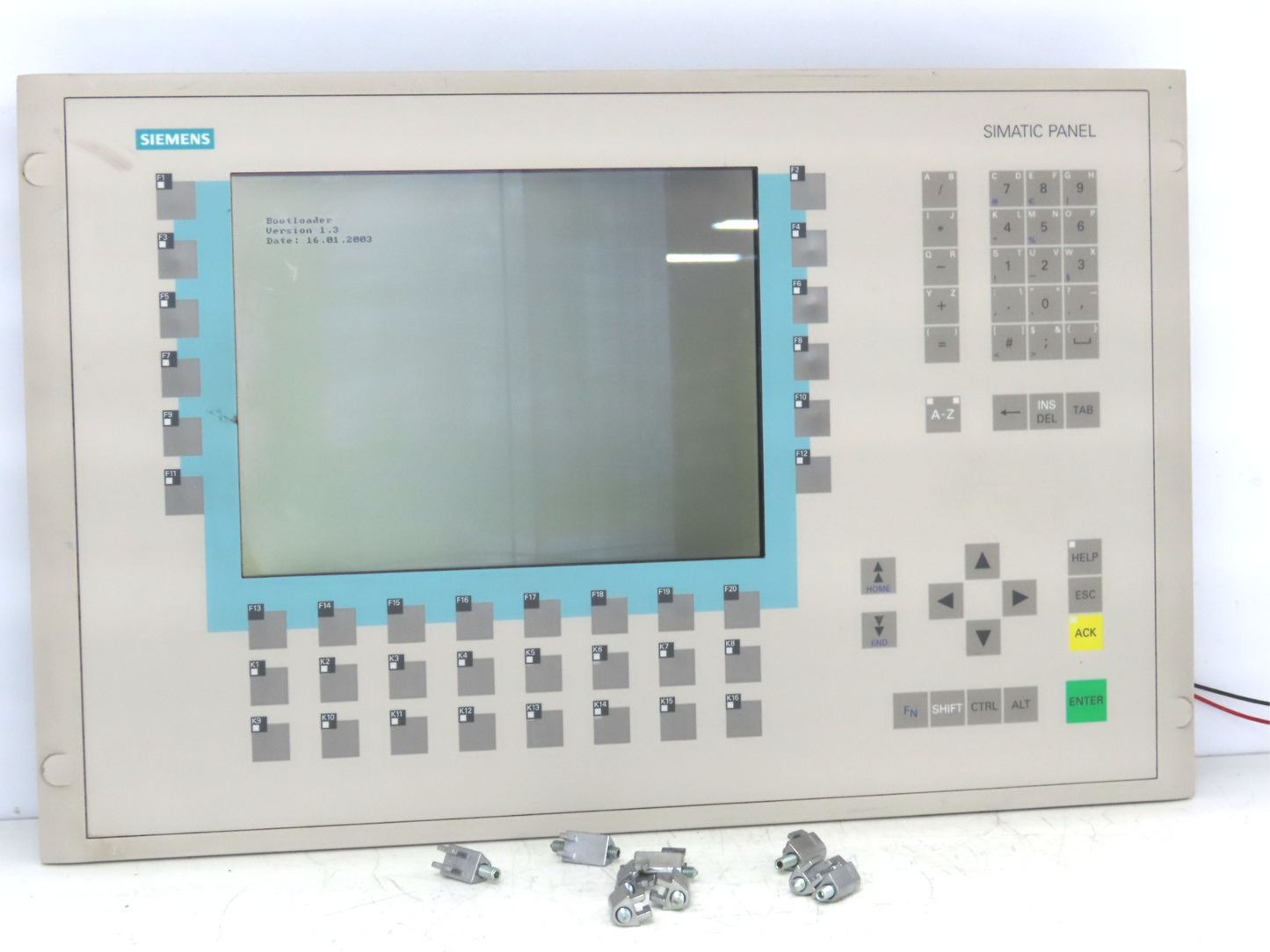 Siemens 6AV6 542-0CC10-0AX0 OP-270 KEY-10 CSTN Operator Display Interface Panel
