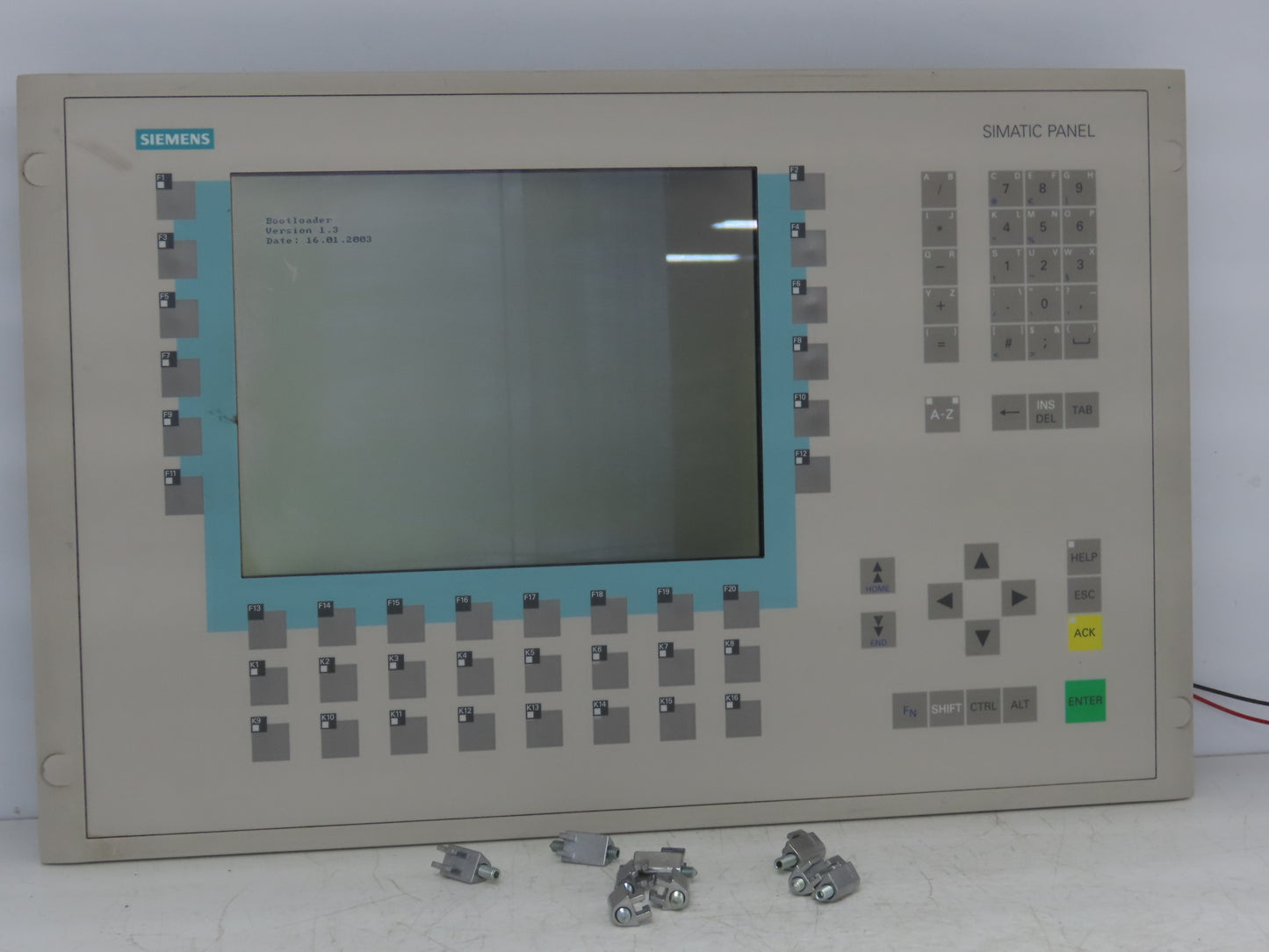 Siemens 6AV6 542-0CC10-0AX0 OP-270 KEY-10 CSTN Operator Display Interface Panel