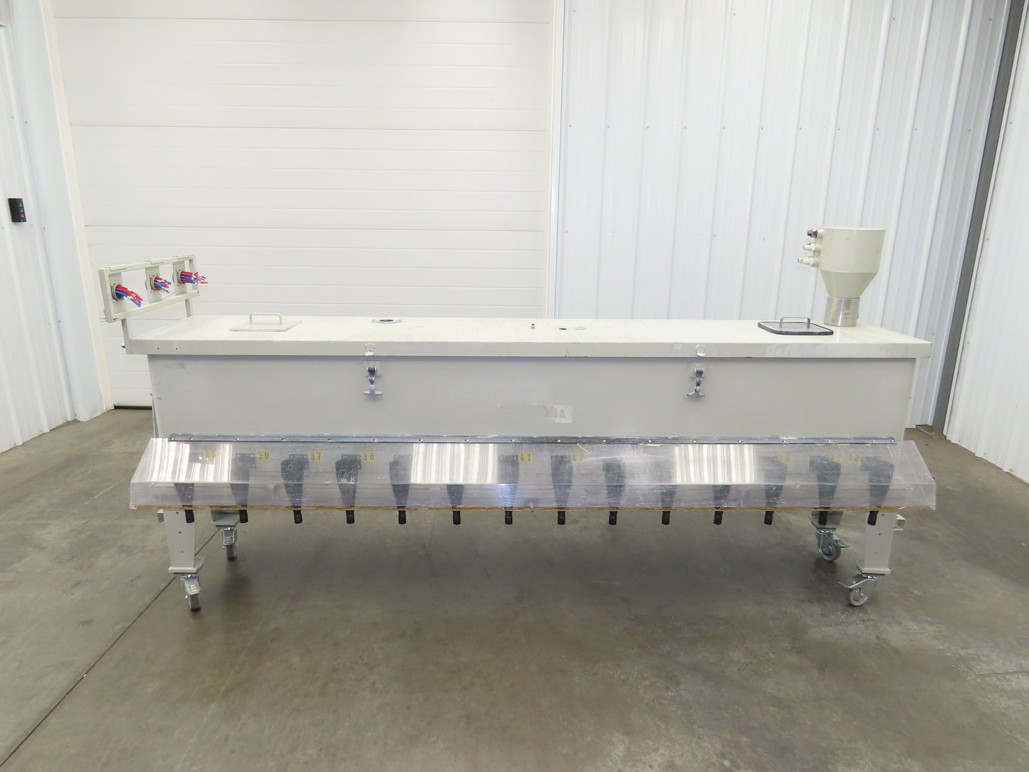 Gema Powder Coating Hopper Fluidization Vacuum 28 Ports Unit Fluidizing