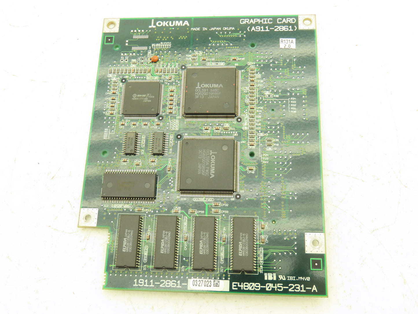 Okuma E4809-045-231-A Printed Circuit Board Module PCB Graphic Card A911-2861