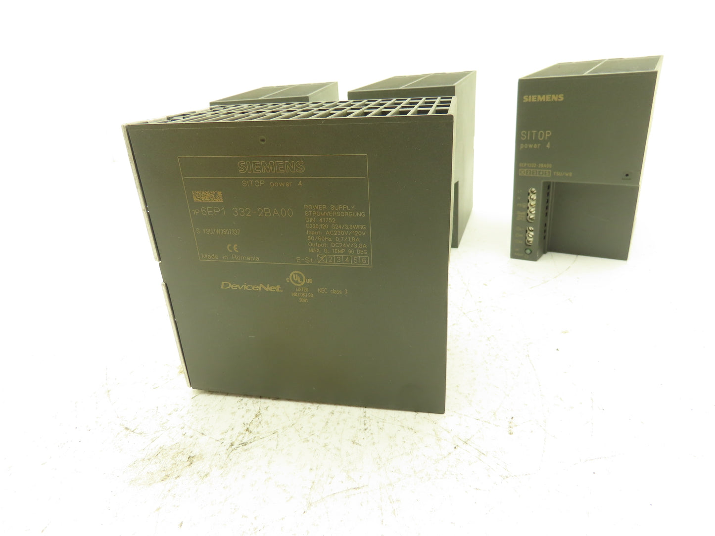 Siemens SITOP Power 4 Power Supply 120/240VAC In 24VDC Out 3.8A Lot of 4