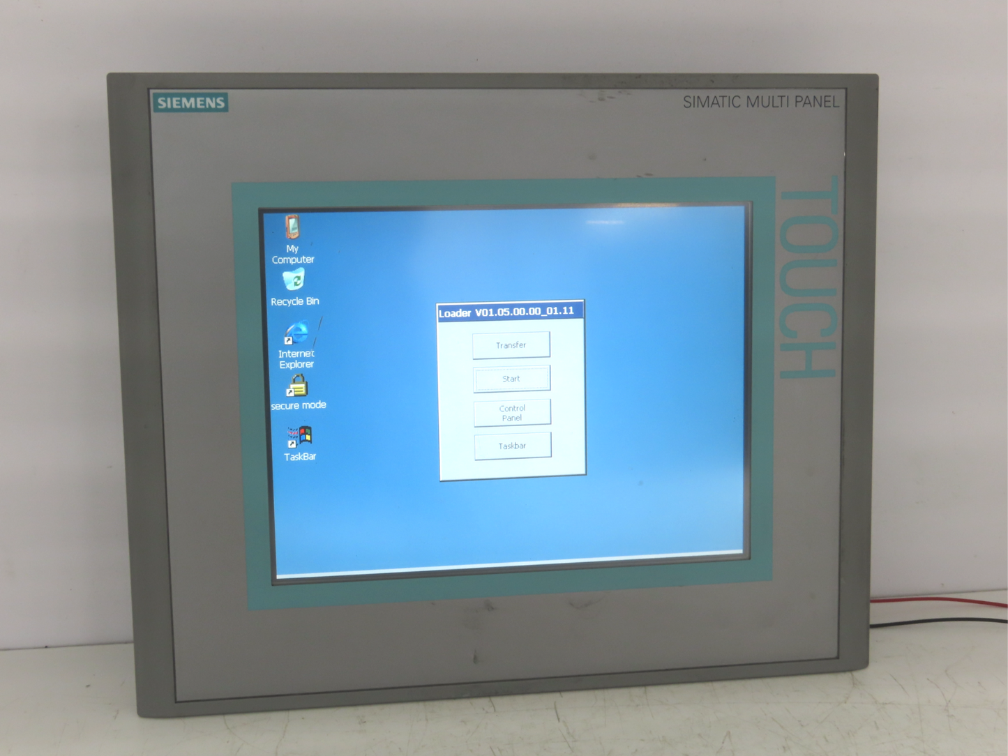 Siemens 6AV6 643-0CD01-1AX1 MP277 Simatic 10" HMI Touch Screen Control Panel