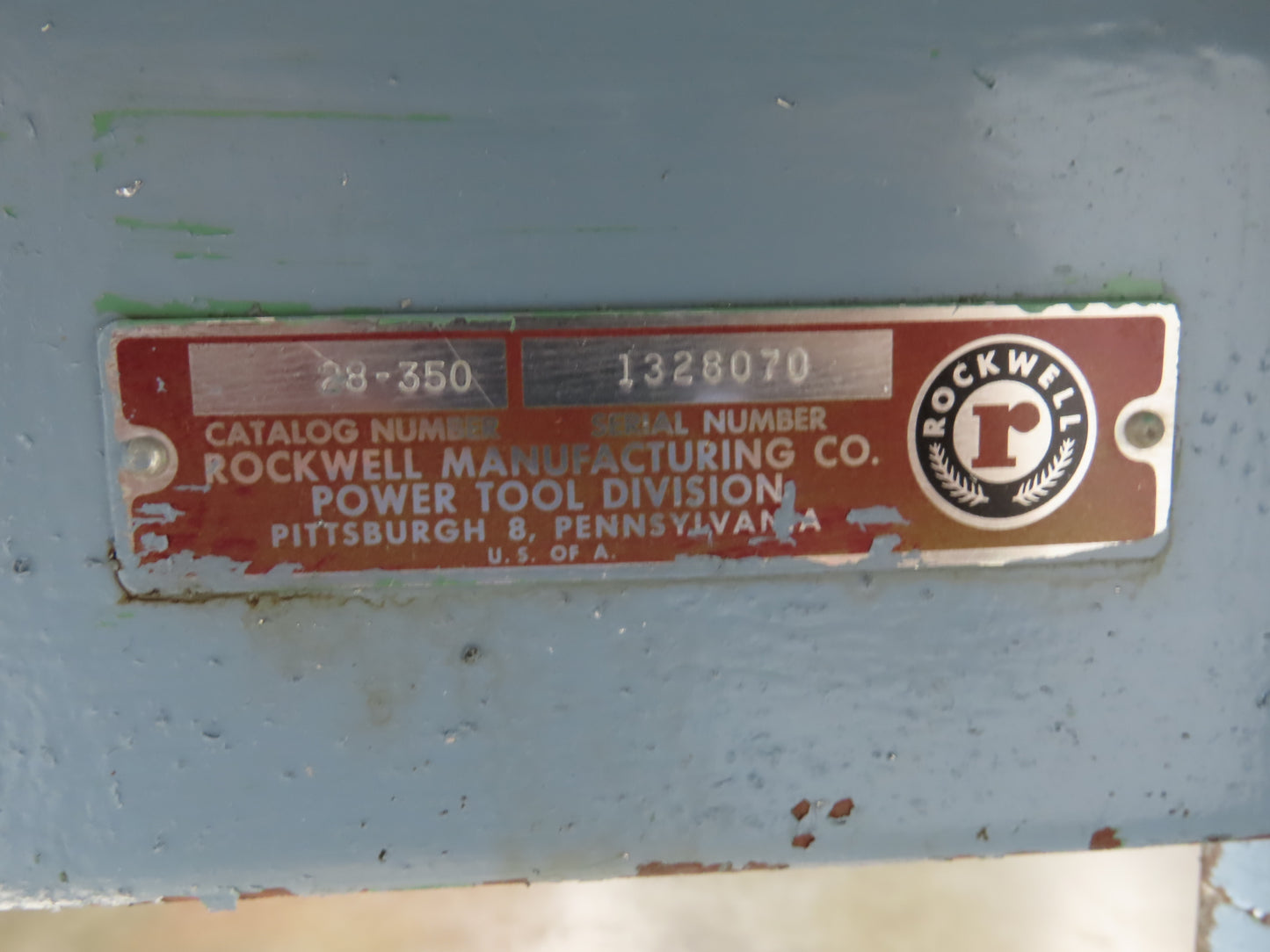 Delta Rockwell 28-350 Vertical Bandsaw 20" Wheel 1Hp 230/460V 3Ph Metal Wood