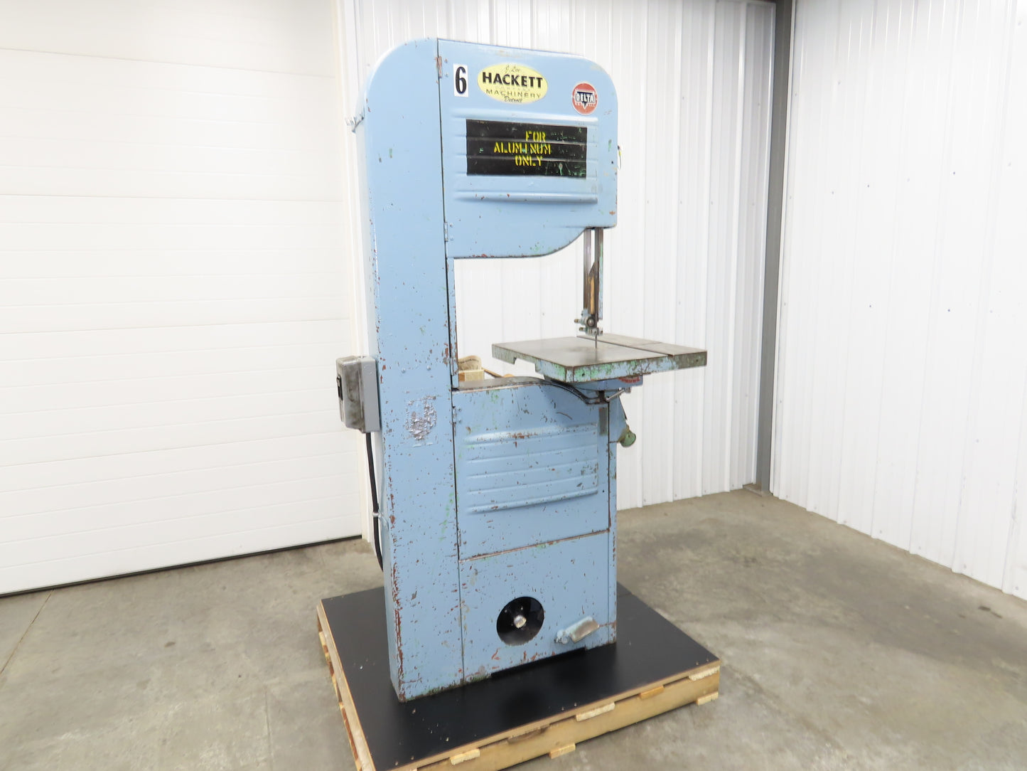 Delta Rockwell 28-350 Vertical Bandsaw 20" Wheel 1Hp 230/460V 3Ph Metal Wood