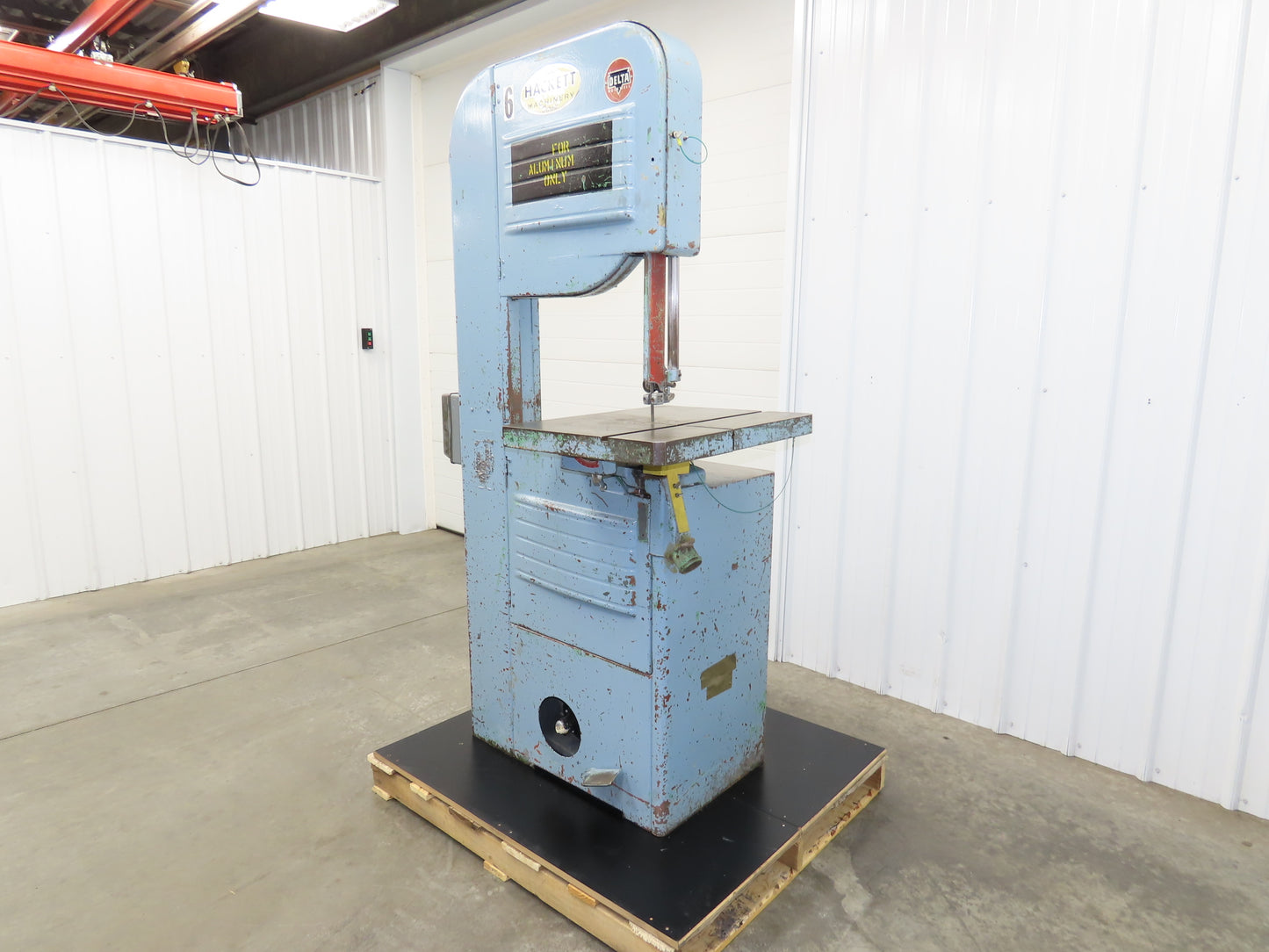 Delta Rockwell 28-350 Vertical Bandsaw 20" Wheel 1Hp 230/460V 3Ph Metal Wood