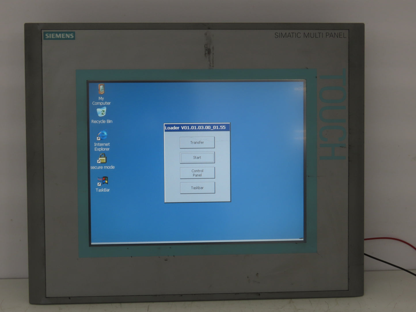 Siemens 6AV6 643-0CD01-1AX1 MP277 Simatic 10" HMI Touch Screen Control Panel