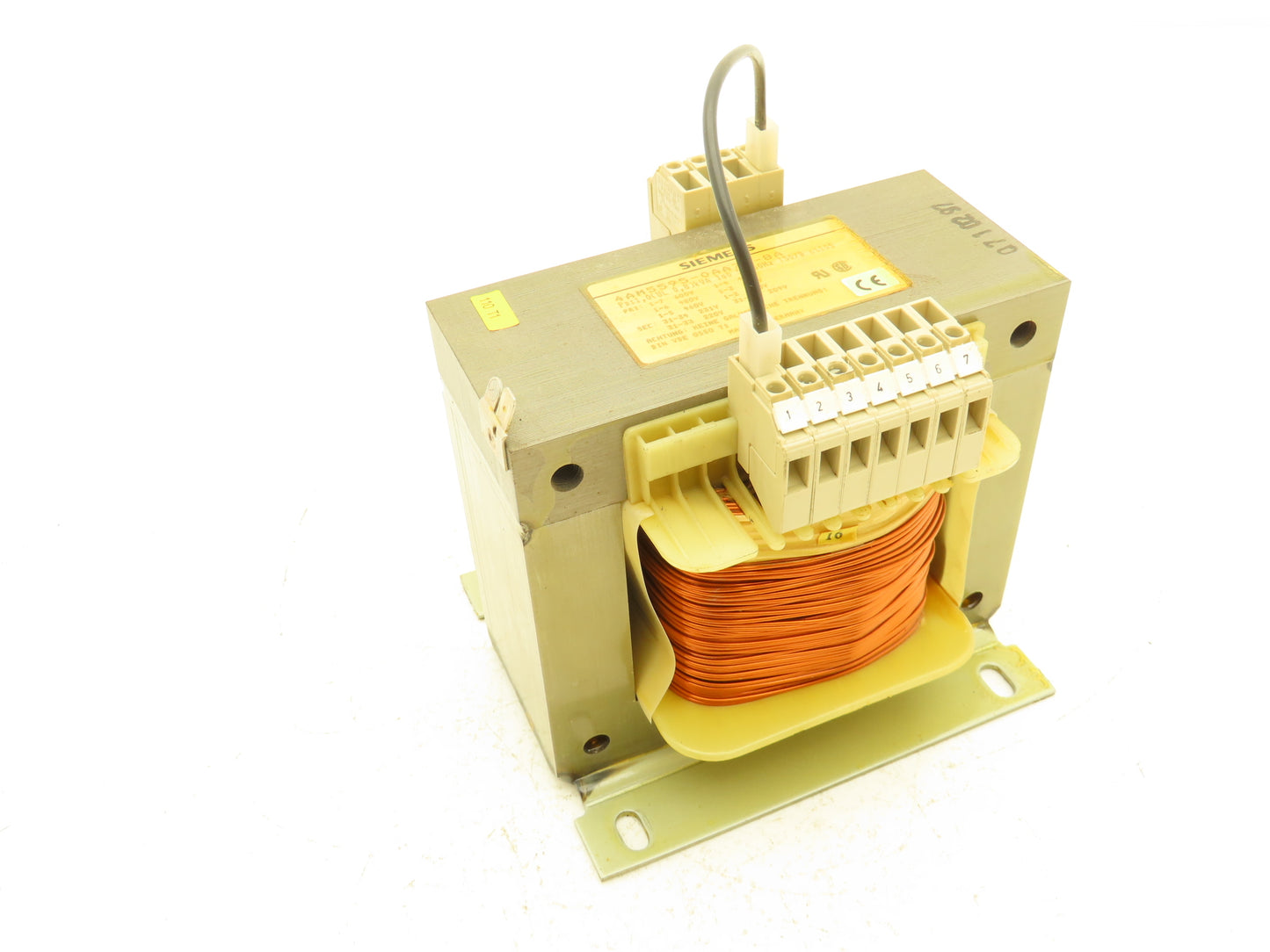 Siemens 4AM5595-0AA70-8A 1 kVA Transformer 1PH HV 260/480/600 LV 231/209/220