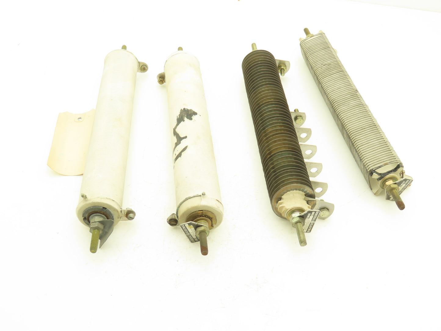 General Electric Wire Wound Resistor 120 Ohm 76 Ohm 6.7 Ohm Lot of 4