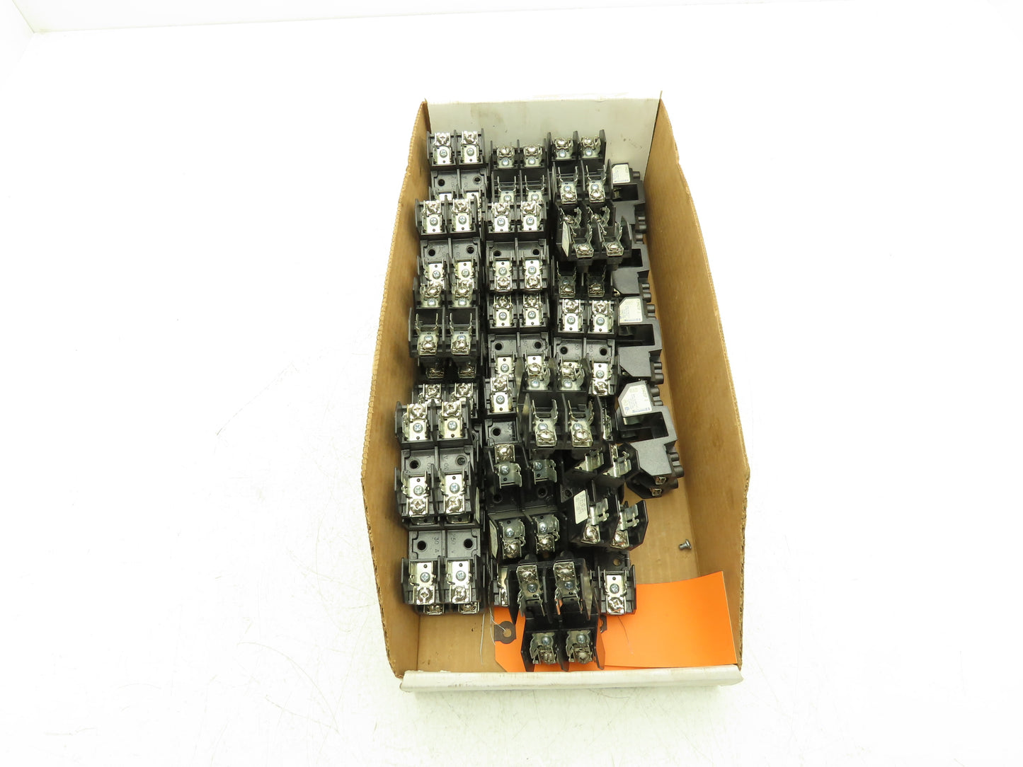 Marathon F30A2SP1 Fuse Block Holder 2 Pole 250V 30A Class H Fuses Lot of 43
