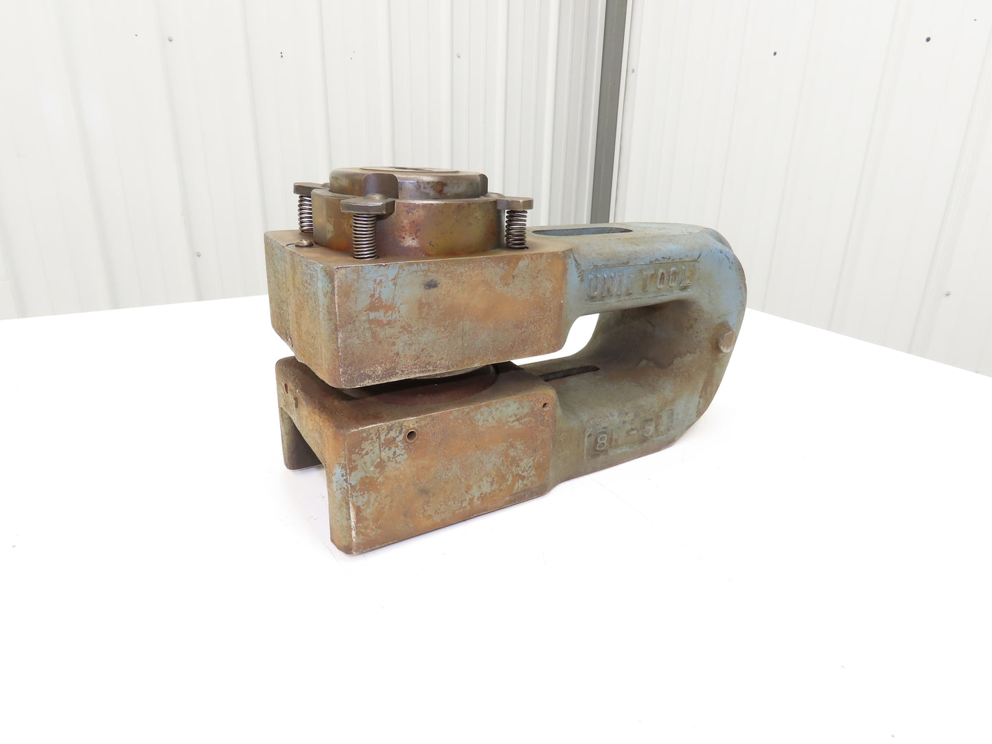 Unittool 8H-5-3/4 Press Brake Punch C Frame 1.98" Circle 8" Throat 5-3/4" Width