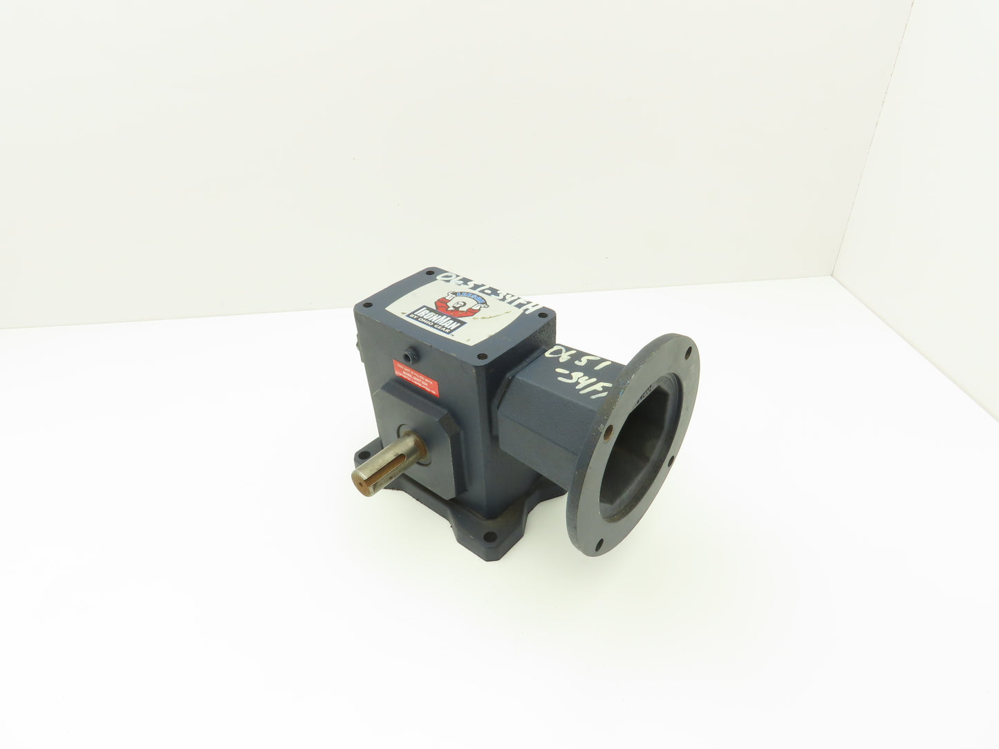 Leeson Ironman BM821-100-56-L Worm Gearbox 100:1 Reducer 0.21Hp 17.5 RPM 56C LH