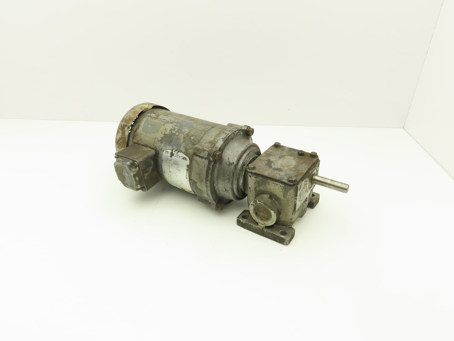 Baldor KM3454 Gearmotor 150:1 Reducer 1725/12rpm 1/4Hp 230/460V 3PH 56C
