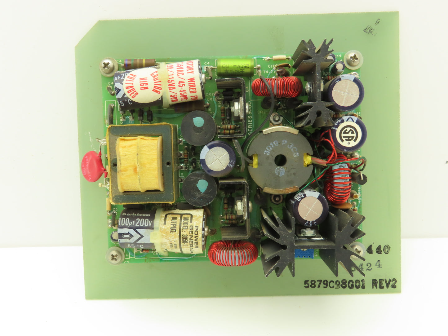Westinghouse 5879C98G01 AC Power Supply Circuit Board Rev 2