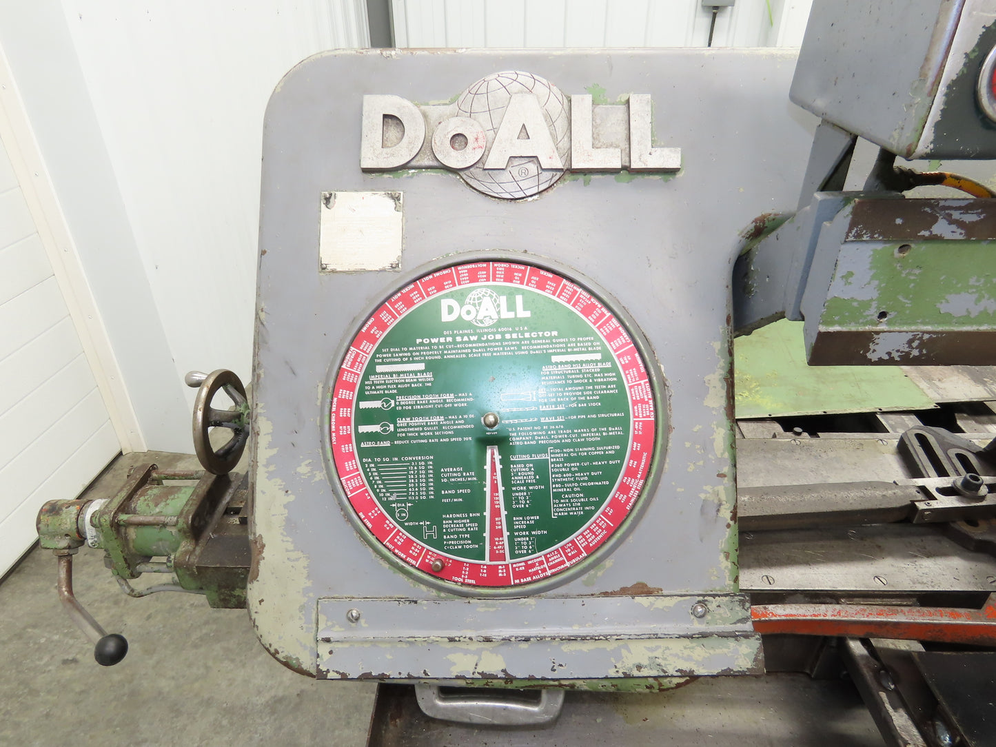 Doall C58 Horizontal Metal Band Saw 12" X 18" 550v 3ph Vise Table Feed Parts