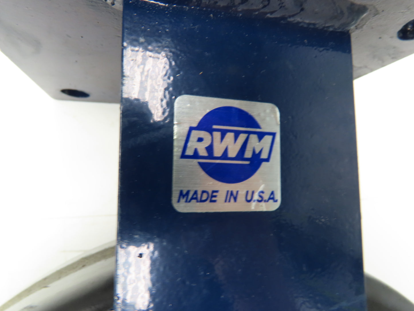 RWM 75 Series Rigid Caster Wheel 12"x 3" Height 15-1/2"-Top of Plate Lot of 2