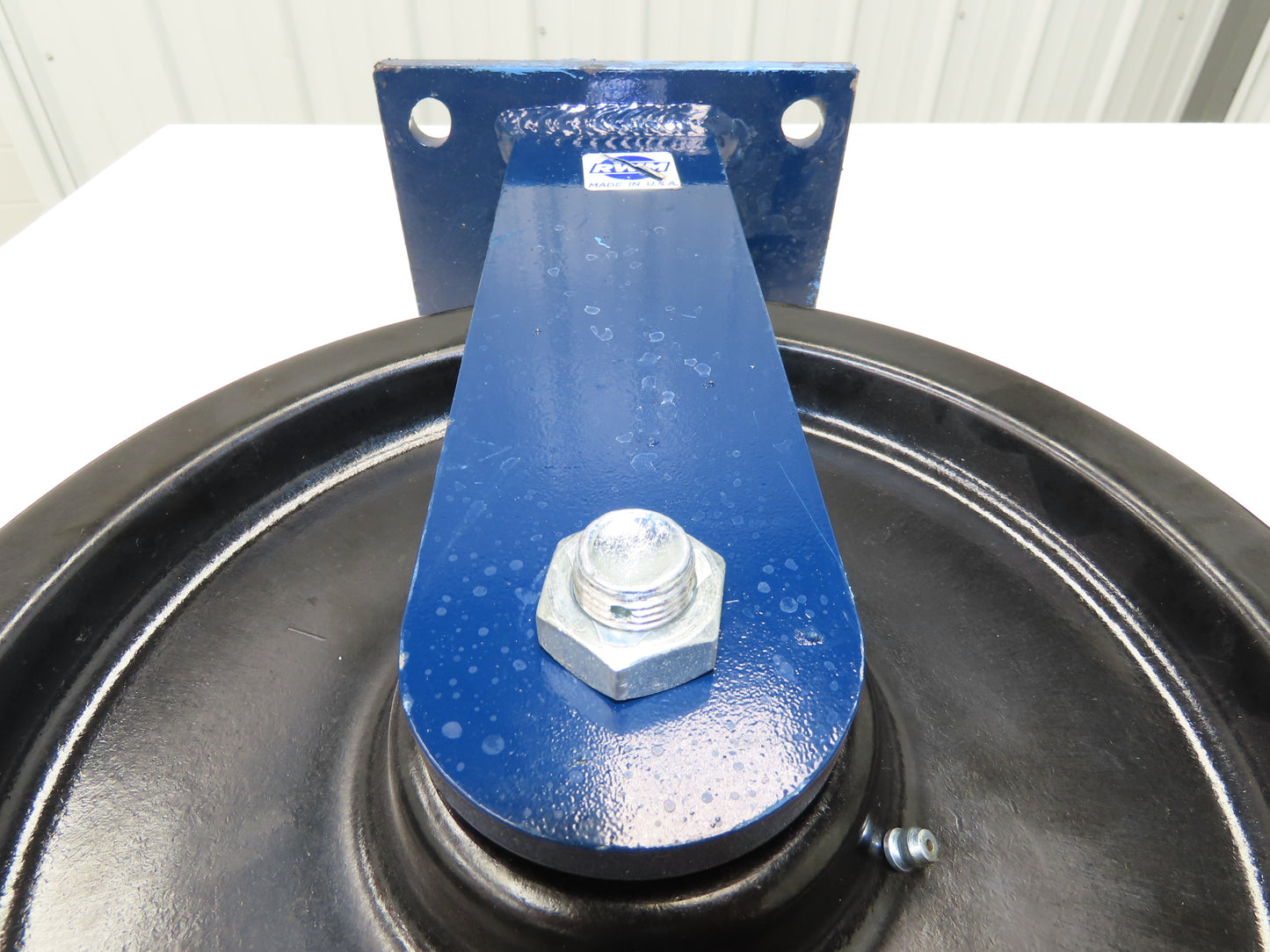 RWM 75 Series Rigid Caster Wheel 12"x 3" Height 15-1/2"-Top of Plate Lot of 2