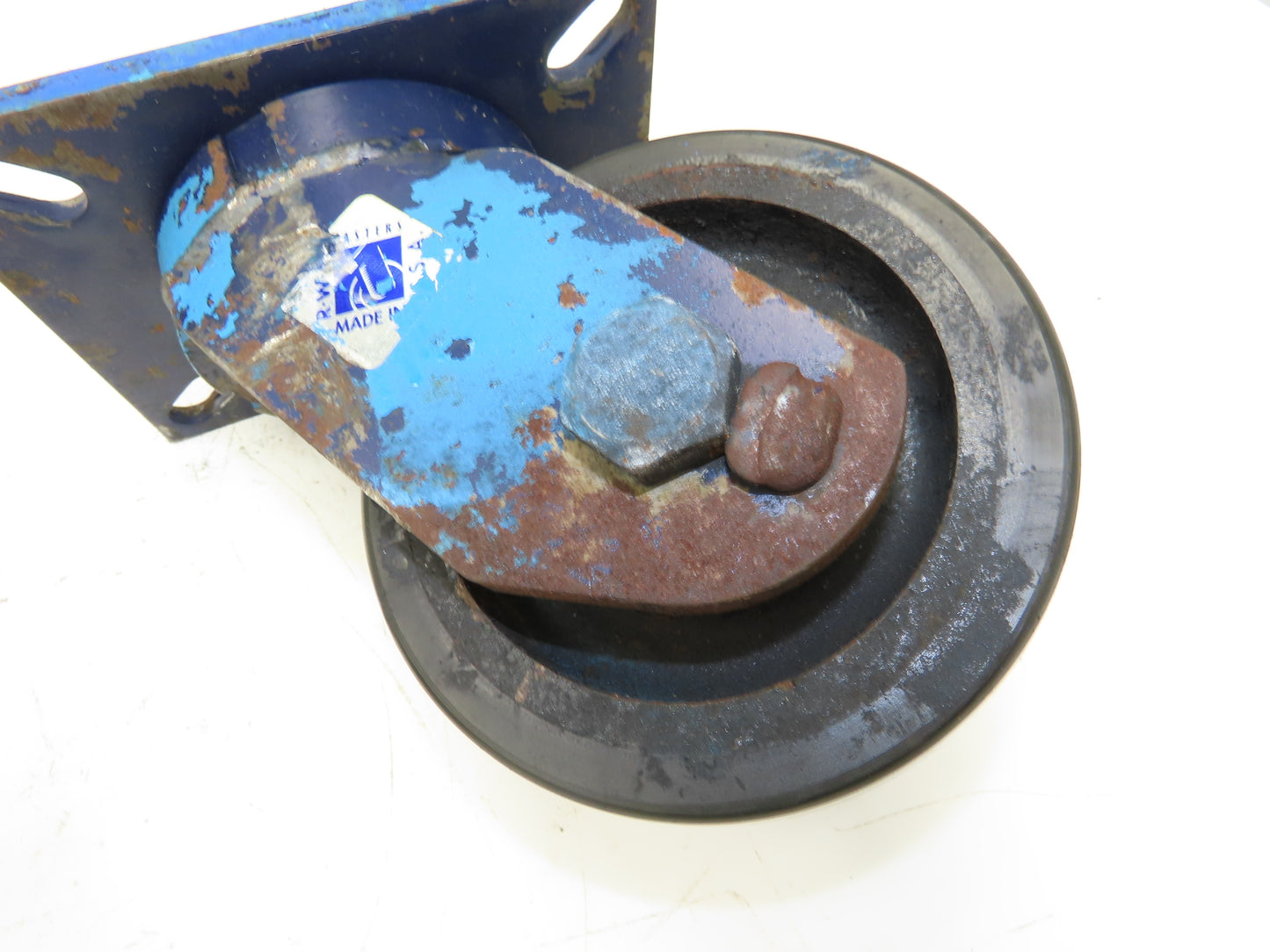 RWM Heavy Duty Casters 6"x 3" Height 8" Plate 7-1/4"x 5-1/4" Swivel Lot of 2