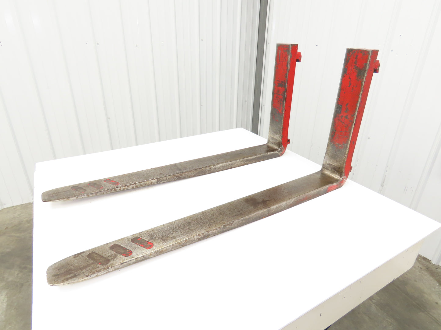 Crown 094182-3 4x42" Class 2 Steel Forklift Forks 16" Carriage 1-Pair