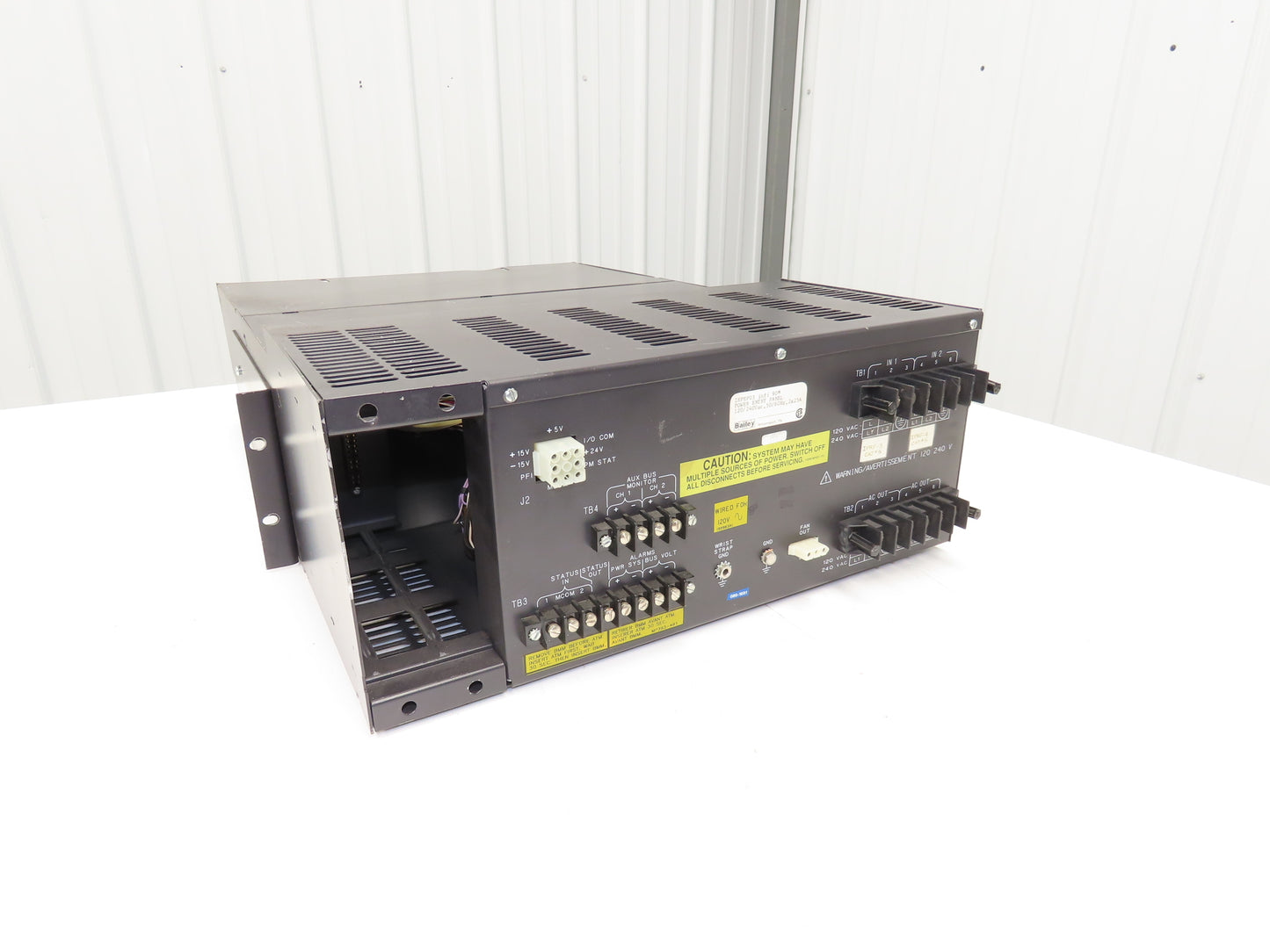 Bailey INFI 90 Power Entry Panel 120/240VAC 50/60Hz 2x25A