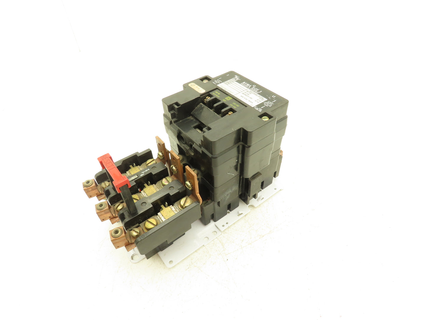 Square D 8536 SE01S Motor Starter Contactor NEMA Size 3 600V 50Hp 120V Coil