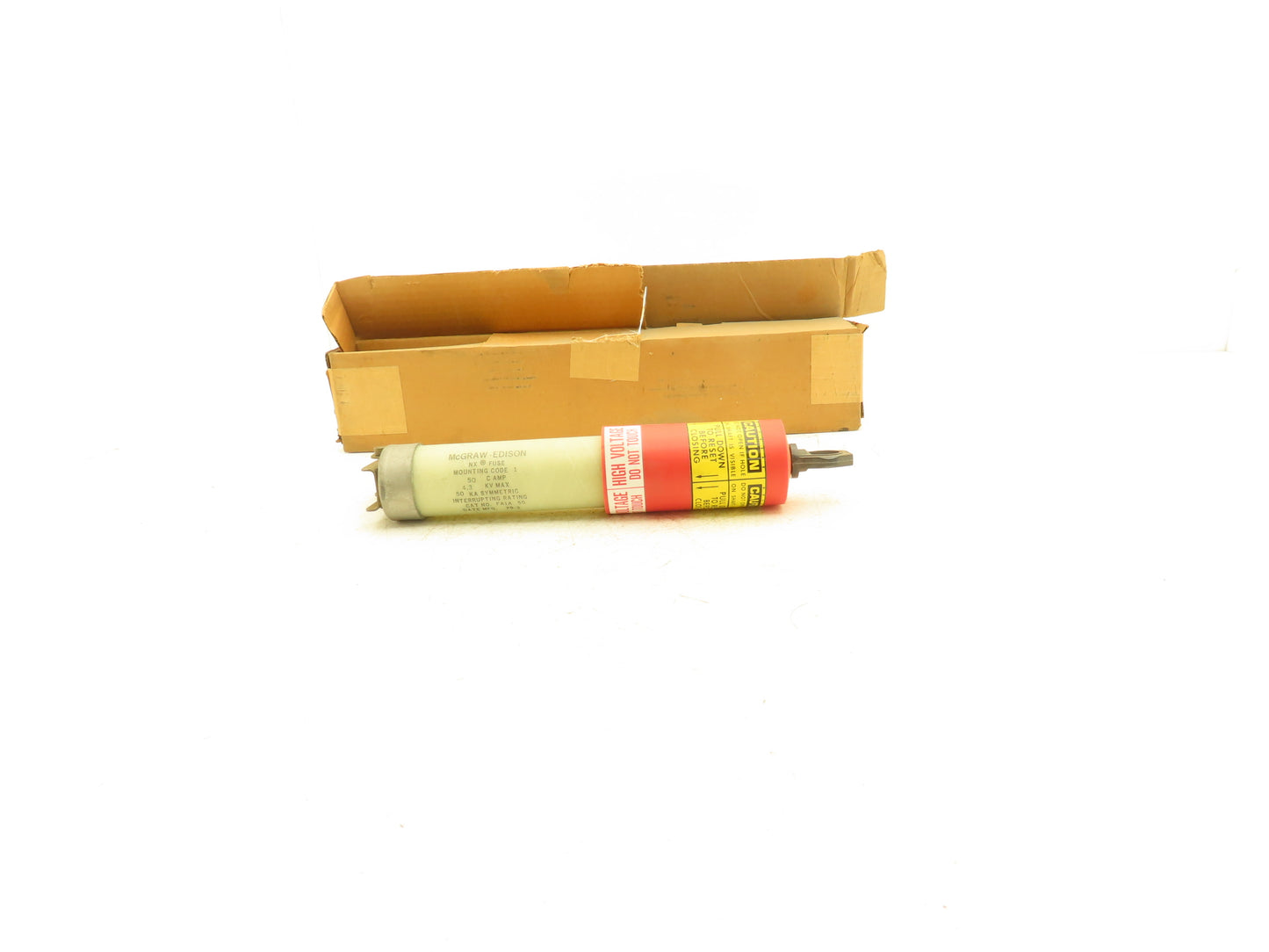 McGraw Edison FA1A50 Current Limiting Fuse 50 Amps 4.3kV Distribution C