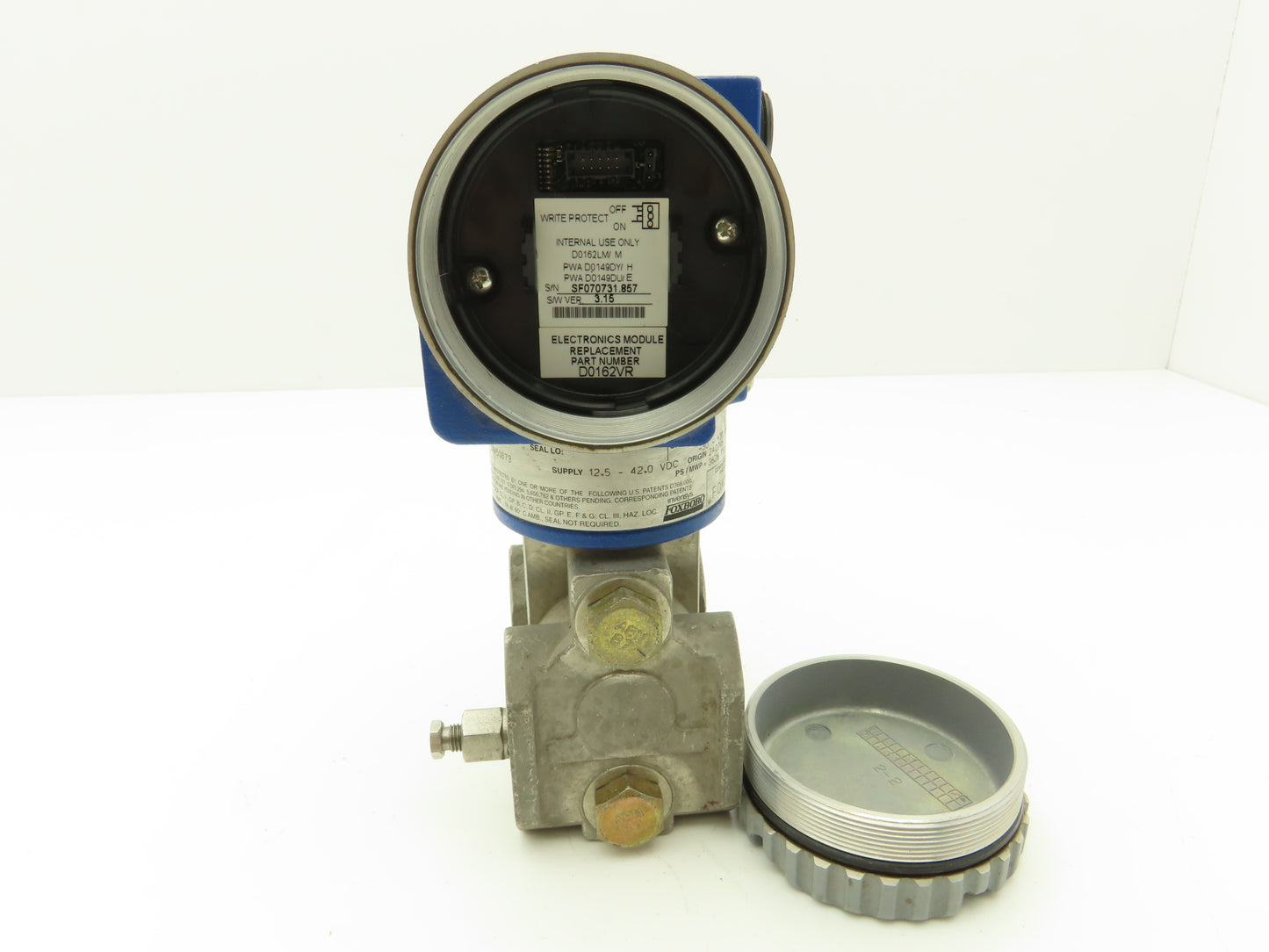 Foxboro IGP20-D22B21F Pressure Transmitter 316L -30 +30"H2O 3626psi 12-42vdc