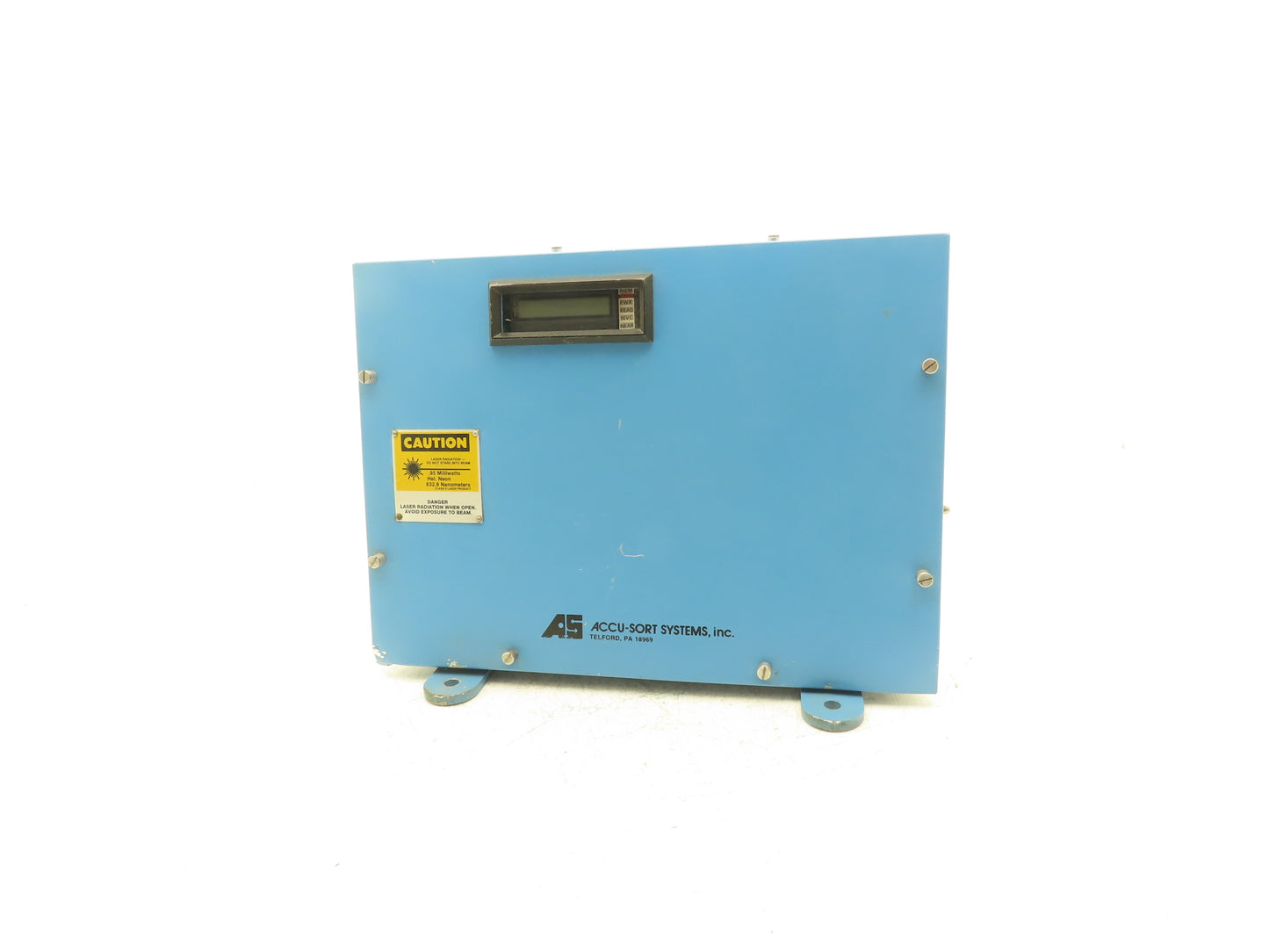 Accu-Sort 70VV Laser Barcode Scanner Cast Aluminum Enclosure Mirror Mount Broke