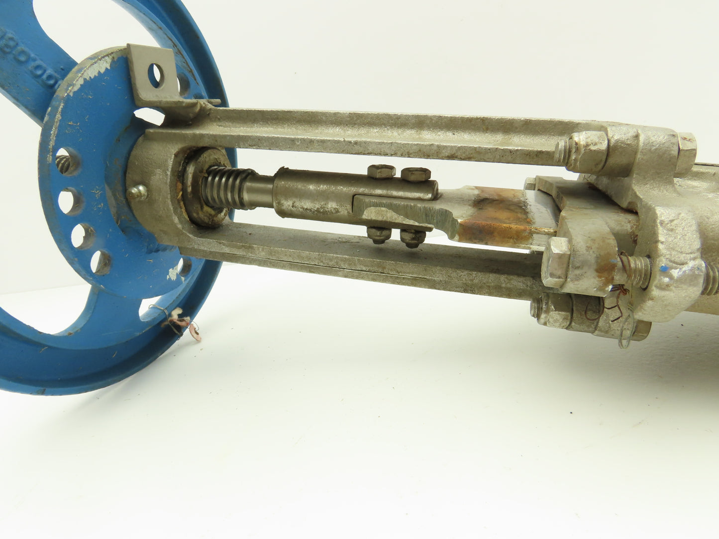 Velan L10-0320C-13BL 3" 316 Stainless Knife Gate Valve Rising Stem 10" Handwheel